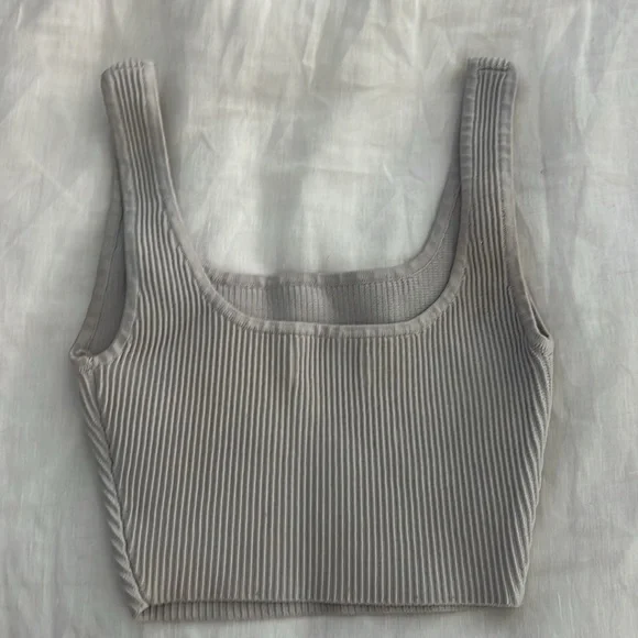 Aritzia babaton sculpt knit tank white xs - Picture 6 of 7